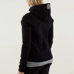 Sold !!!!!! Lululemon Black Scuba Full Zip
